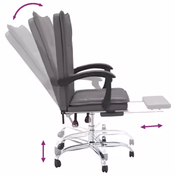 VidaXL 349755 sedia da ufficio e computer - Vista aggiuntiva 8