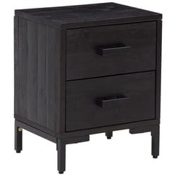 VidaXL 349914 comodino Nero