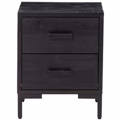 VidaXL 349914 comodino Nero