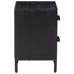 VidaXL 349914 comodino Nero - Vista aggiuntiva 5