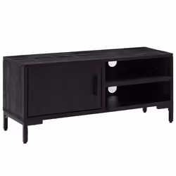 VidaXL 349916, Nero, Metallo, Legno, 900 mm, 300 mm, 400 mm, 1 pz