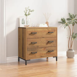 Vidaxl - Cassettiera 75x35x70 cm in Legno Massello di Pino
