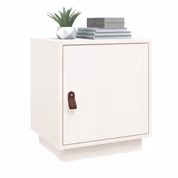 VidaXL 818277 comodino Bianco - Vista aggiuntiva 4