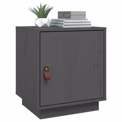 VidaXL 818280 comodino Grigio - Vista aggiuntiva 4
