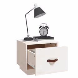 VidaXL 818287 comodino Bianco - Vista aggiuntiva 4