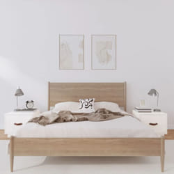 VidaXL 818288 comodino Bianco