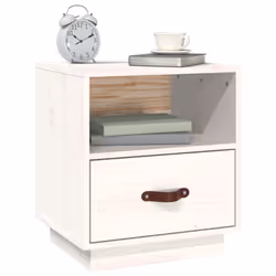 VidaXL 818297 comodino Bianco - Vista aggiuntiva 4