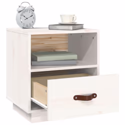 VidaXL 818298 comodino Bianco - Vista aggiuntiva 5