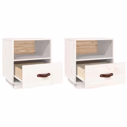 VidaXL 818298 comodino Bianco - Vista aggiuntiva 6