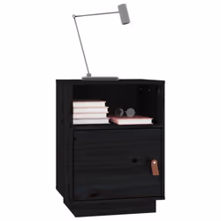 VidaXL 818323 comodino Nero - Vista aggiuntiva 4
