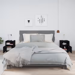 VidaXL 818324 comodino Nero