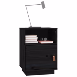 VidaXL 818324 comodino Nero - Vista aggiuntiva 4