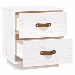 VidaXL 818327 comodino Bianco - Vista aggiuntiva 6