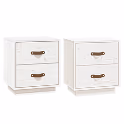 VidaXL 818328 comodino Bianco - Vista aggiuntiva 2