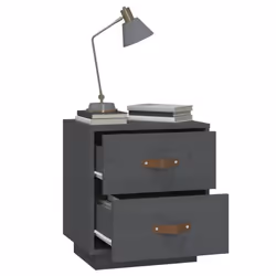 VidaXL 818329 comodino Grigio - Vista aggiuntiva 4