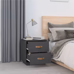 VidaXL 818330 comodino Grigio - Vista aggiuntiva 4