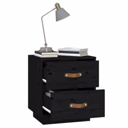 VidaXL 818334 comodino Nero - Vista aggiuntiva 5