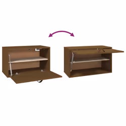 VidaXL 818353 scaffale Pino, Legno Marrone - Vista aggiuntiva 6