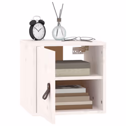 VidaXL 818358 scaffale Pino, Legno Bianco - Vista aggiuntiva 8