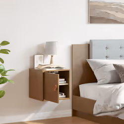 vidaXL Pensile Marrone ambra 31,5x30x30 cm in Legno Massello di Pino - Vista aggiuntiva 3