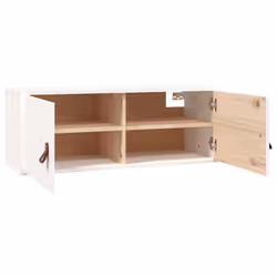 VidaXL 818377 scaffale Pino, Legno Bianco - Vista aggiuntiva 5