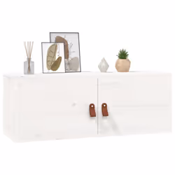 VidaXL 818377 scaffale Pino, Legno Bianco - Vista aggiuntiva 7