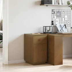 vidaXL Armadietto da Scrivania Ambra 40x50x75cm in Legno Massello Pino