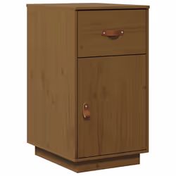 vidaXL Armadietto da Scrivania Ambra 40x50x75cm in Legno Massello Pino - Vista aggiuntiva 2