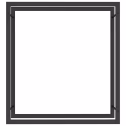 Portalegna Nero Opaco 80x28x86 cm in Acciaiocod mxl 102733 - Vista aggiuntiva 3