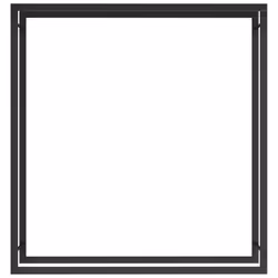 Portalegna Nero Opaco 110x28x116 cm in Acciaiocod mxl 78785 - Vista aggiuntiva 3