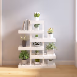 Mettete in mostra i vostri fiori o le vostre piante preferite con questo grazioso porta piante in legno e abbellite il vostro ...