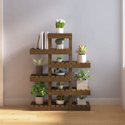 Supporto per Piante Ambra 85x25x109,5 cm Legno Massello di Pino - Vidaxl