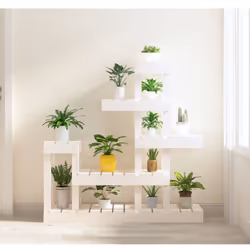 Mettete in mostra i vostri fiori o le vostre piante preferite con questo grazioso porta piante in legno e abbellite il vostro ...
