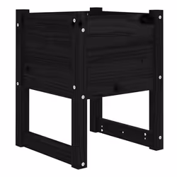 vidaXL Fioriera Bianca 40x40x52,5 cm in Legno Massello di Pino - Vista aggiuntiva 2