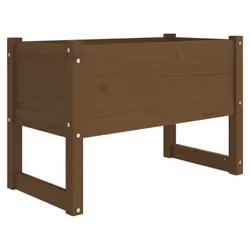 vidaXL Fioriera Marrone Ambra 78x40x52 cm in Legno Massello di Pino - Vista aggiuntiva 2