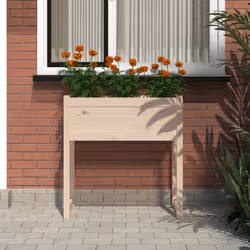 vidaXL Fioriera 78x40x81 cm in Legno Massello di Pino - Vista aggiuntiva 3