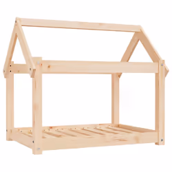 vidaXL Cuccia per Cani 81x60x70 cm in Legno Massello di Pino - Vista aggiuntiva 2