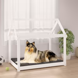 Questa fantastica cuccia per cani offre ai vostri amici pelosi un posto confortevole in cui rilassarsi. Legno massello di pin ...