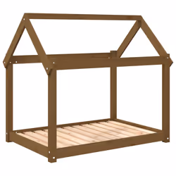vidaXL Cuccia per Cani Ambra 101x70x90 cm in Legno Massello di Pino - Vista aggiuntiva 2