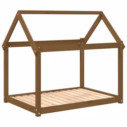 vidaXL Cuccia per Cani Ambra 111x80x100 cm in Legno Massello di Pino - Vista aggiuntiva 2