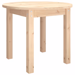 vidaXL Tavolino da Salotto Ø 55x45 cm in Legno Massello di Pino - Vista aggiuntiva 2