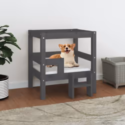 Questa fantastica cuccia per cani offre ai vostri amici pelosi un posto confortevole in cui rilassarsi. Legno massello di pin ...