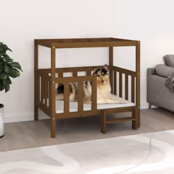 Questa fantastica cuccia per cani offre ai vostri amici pelosi un posto confortevole in cui rilassarsi. Legno massello di pin ...