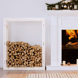 Questo portaceppi in legno è la soluzione ideale per conservare la vostra legna da ardere in modo ordinato. Legno massello di ...