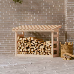 Questo portaceppi in legno è la soluzione ideale per conservare la vostra legna da ardere in modo ordinato. Legno massello di ...