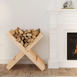 Vidaxl - Portaceppi 47x39,5x48 cm in Legno Massello di Pino 82798