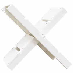 Portaceppi Bianco 47x39,5x48 cm in Legno Massello di Pinocod mxl 103432 - Vista aggiuntiva 2