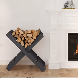 Questo portaceppi in legno è la soluzione ideale per conservare in ordine la vostra legna. Legno massello di pino: Il legno m ...