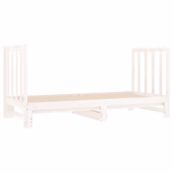 VidaXL 3124768 divano Divano letto Bianco - Vista aggiuntiva 4