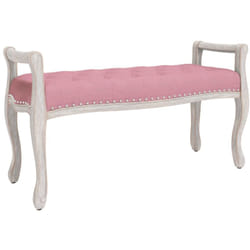 Vidaxl - Panca Rosa 110x45x60 cm in Velluto